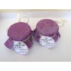 Подарки для гостей (мини баночки варенья/меда) "фиолетовый узор"