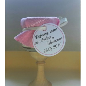 Подарки для гостей (мини баночки варенья/меда) "розовый слоник"
